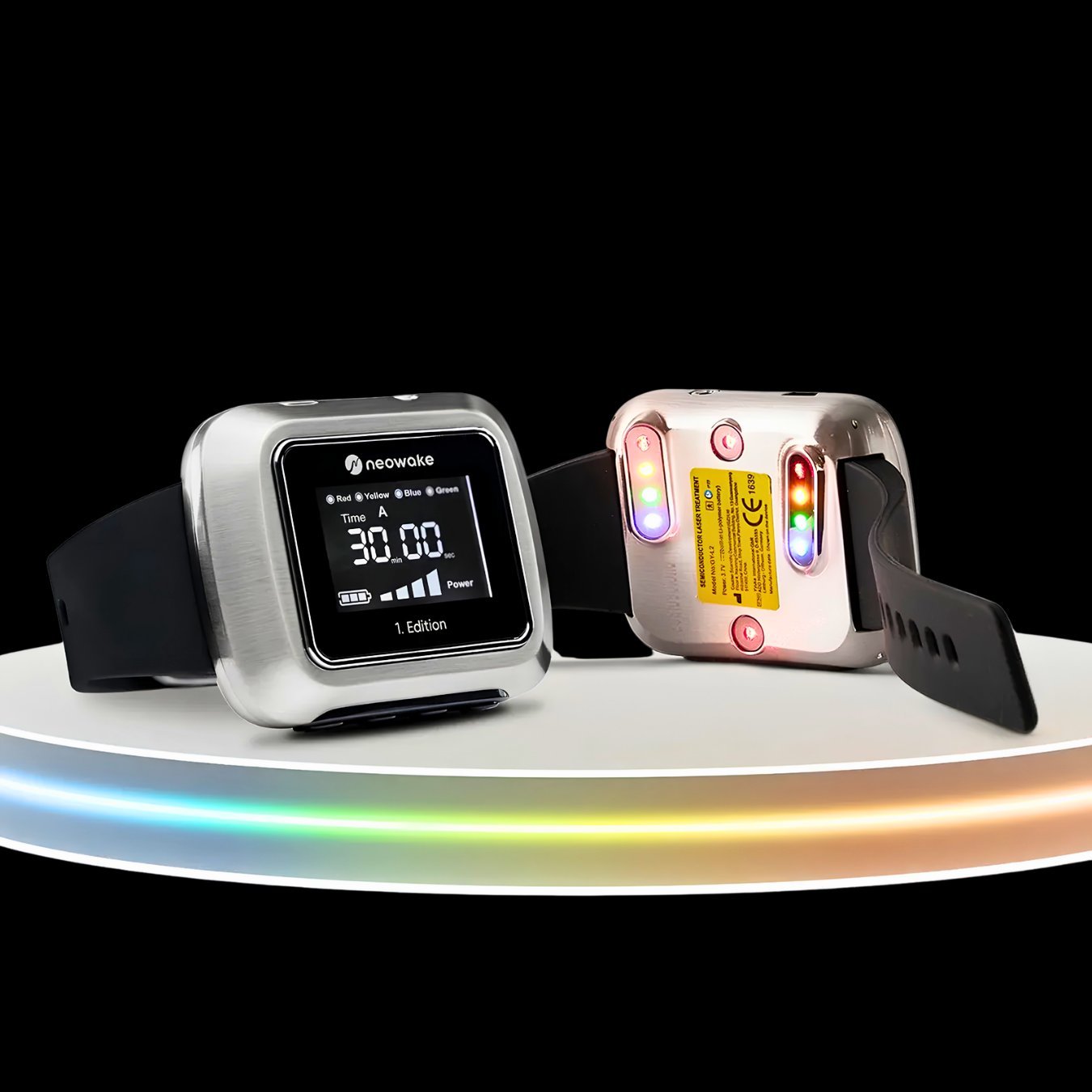 neowake Chroma Watch – 5-in-1 Licht und Laser Armbanduhr